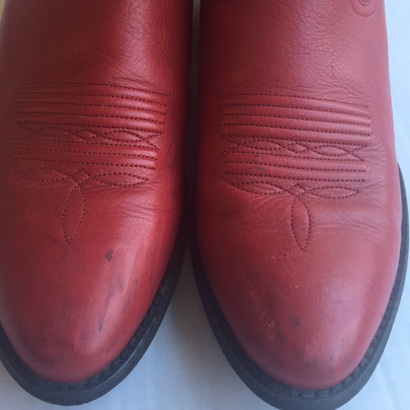 ARIAT Red Boots Size 8B EUC 1001035 15761 - Picture 6 of 8